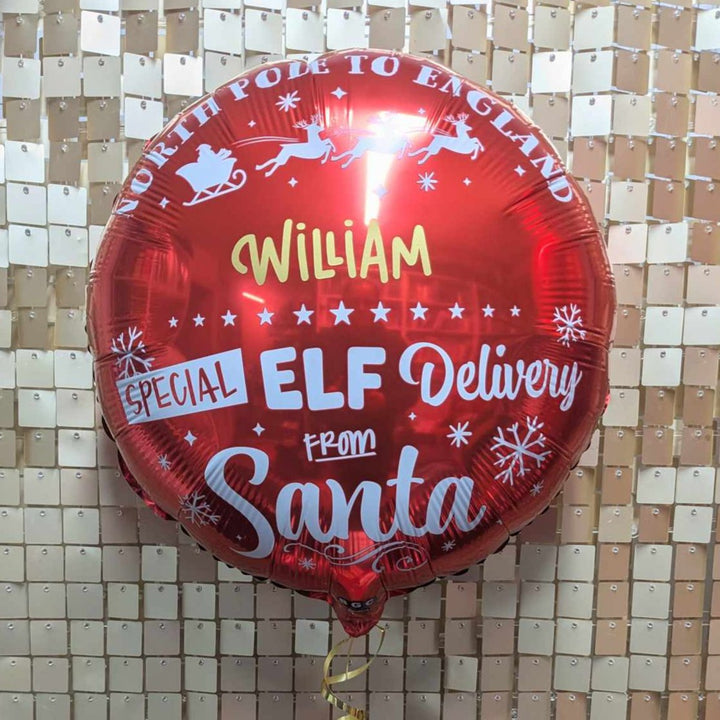 Elf Arrival Helium 18" Foil Balloon