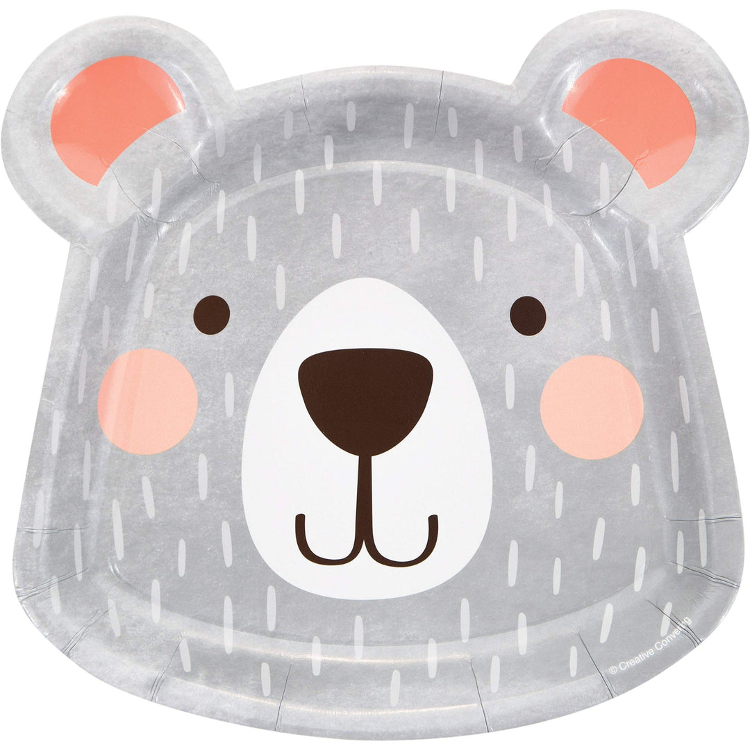 Birthday Bear Shaped Plates | Sandbach Party Supplies