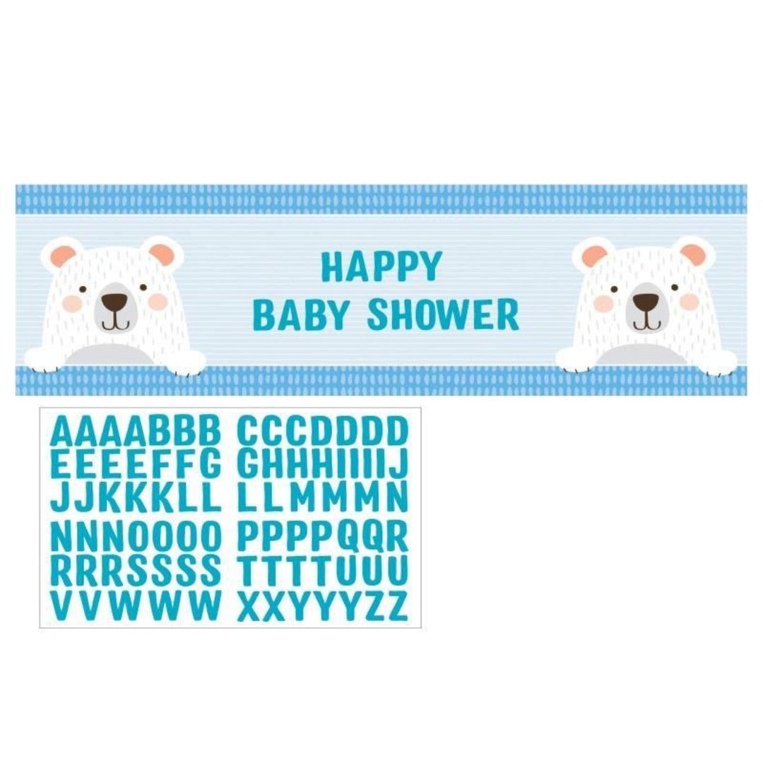 Birthday Bear Personalised Banner | Sandbach Party Supplies