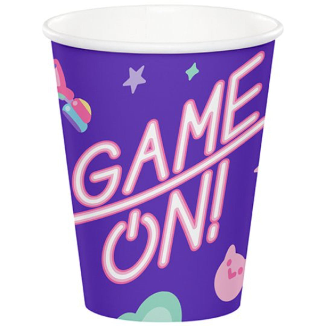 Digital Game Paper Cups- 8pk
