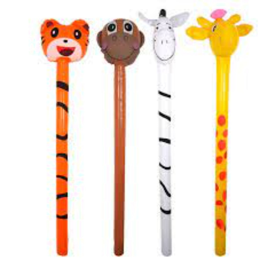 Inflatable Jungle Animal Stick - 118cm