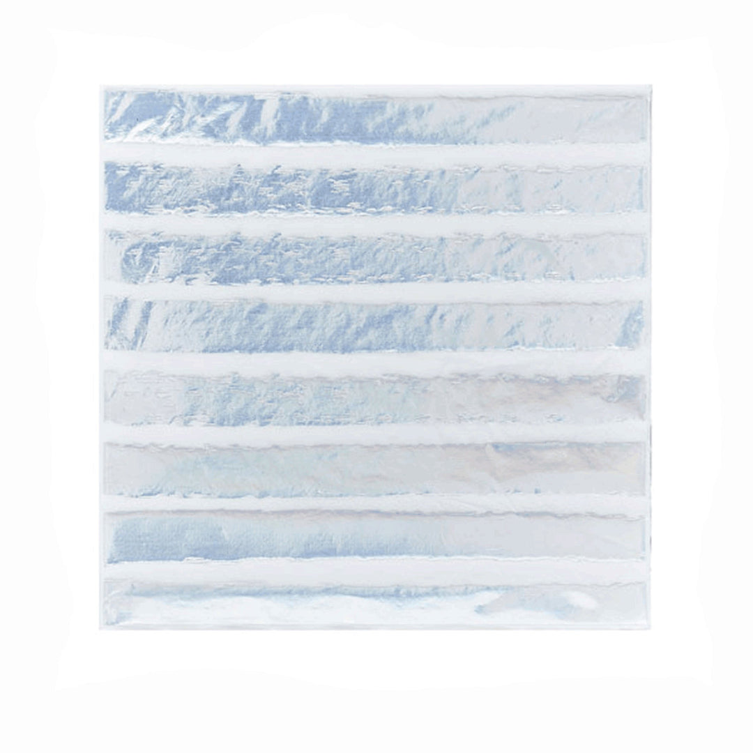 Iridescent Foil Stamped Striped Napkins - 20pk