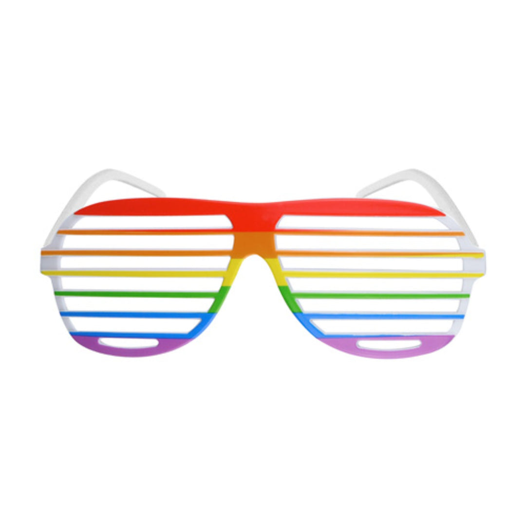 Shutter Rainbow Pride Glasses