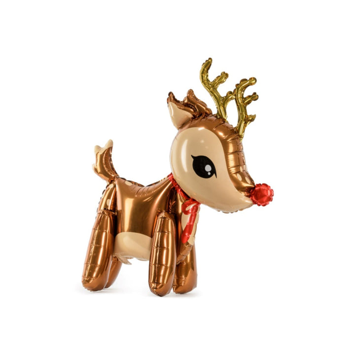 Air-Filled Reindeer Foil Balloon