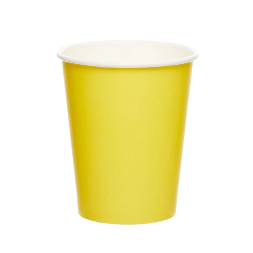 Yellow Paper Cups - 8pk