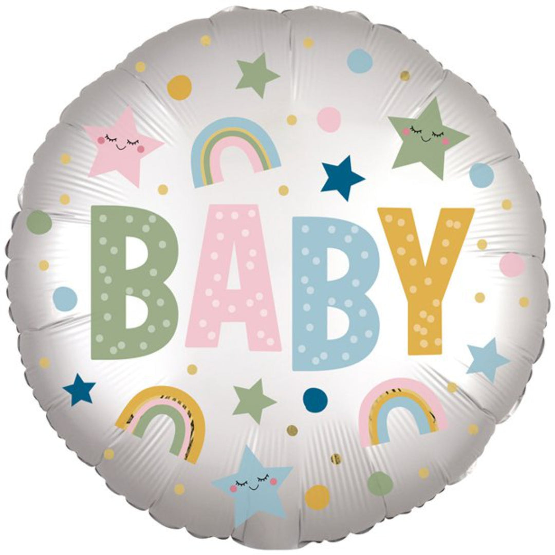 Baby Stars 18" Foil Balloon | Sandbach Party Supplies