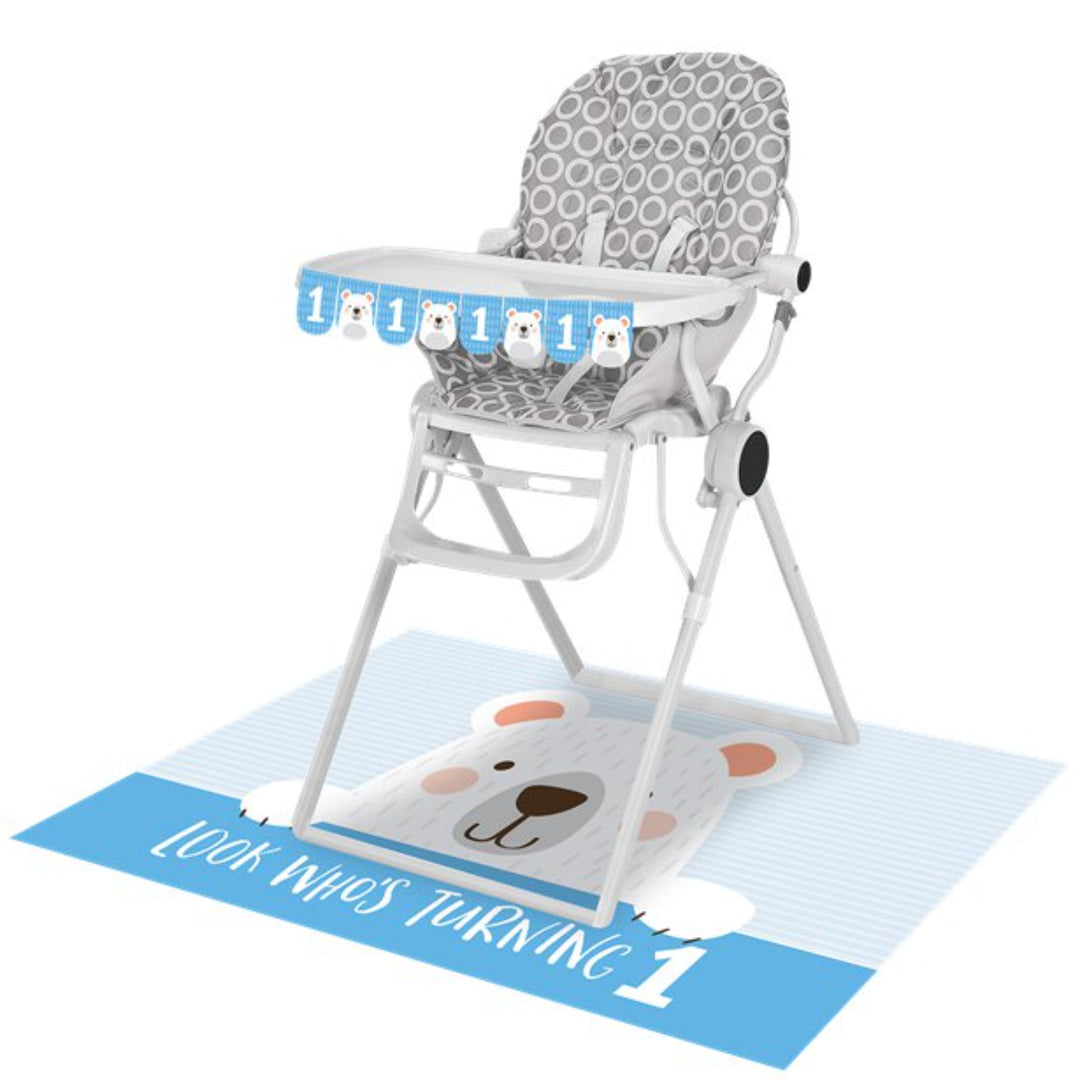 Birthday Bear High Chair Decorating Kit | Sandbach Party Supplies