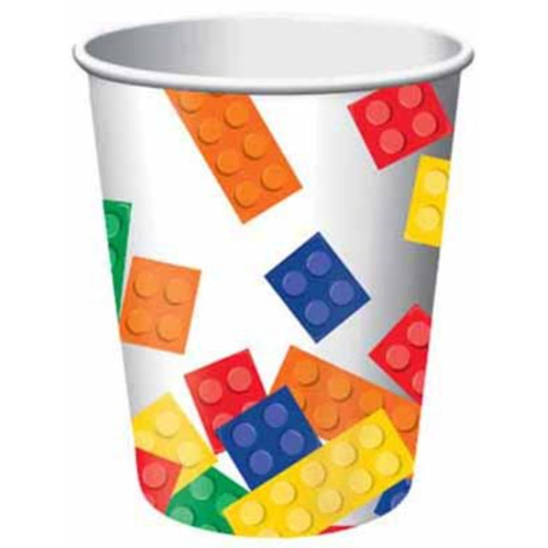 Block Party Paper Cups - 8pk