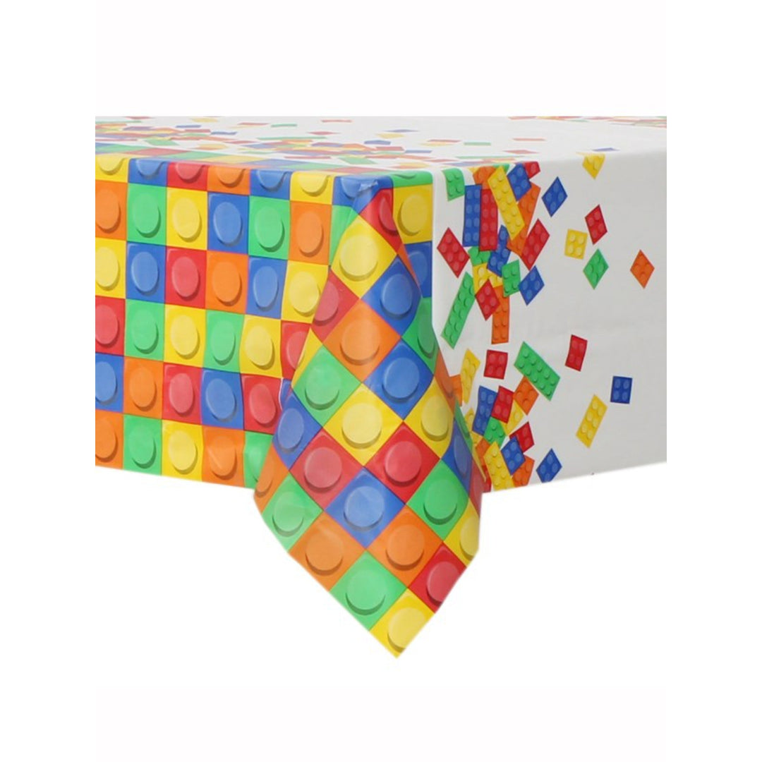 Block Party Plastic Tablecover - 54" x 102"