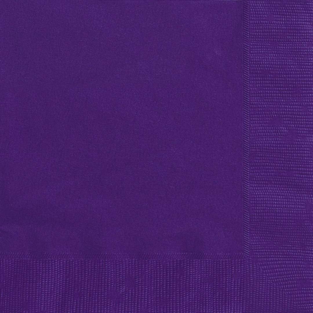 Purple Lunch Napkins - 20pk