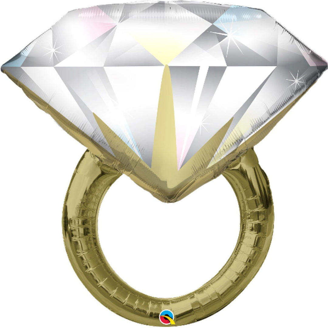 Diamond Wedding Ring 37" Foil Balloon