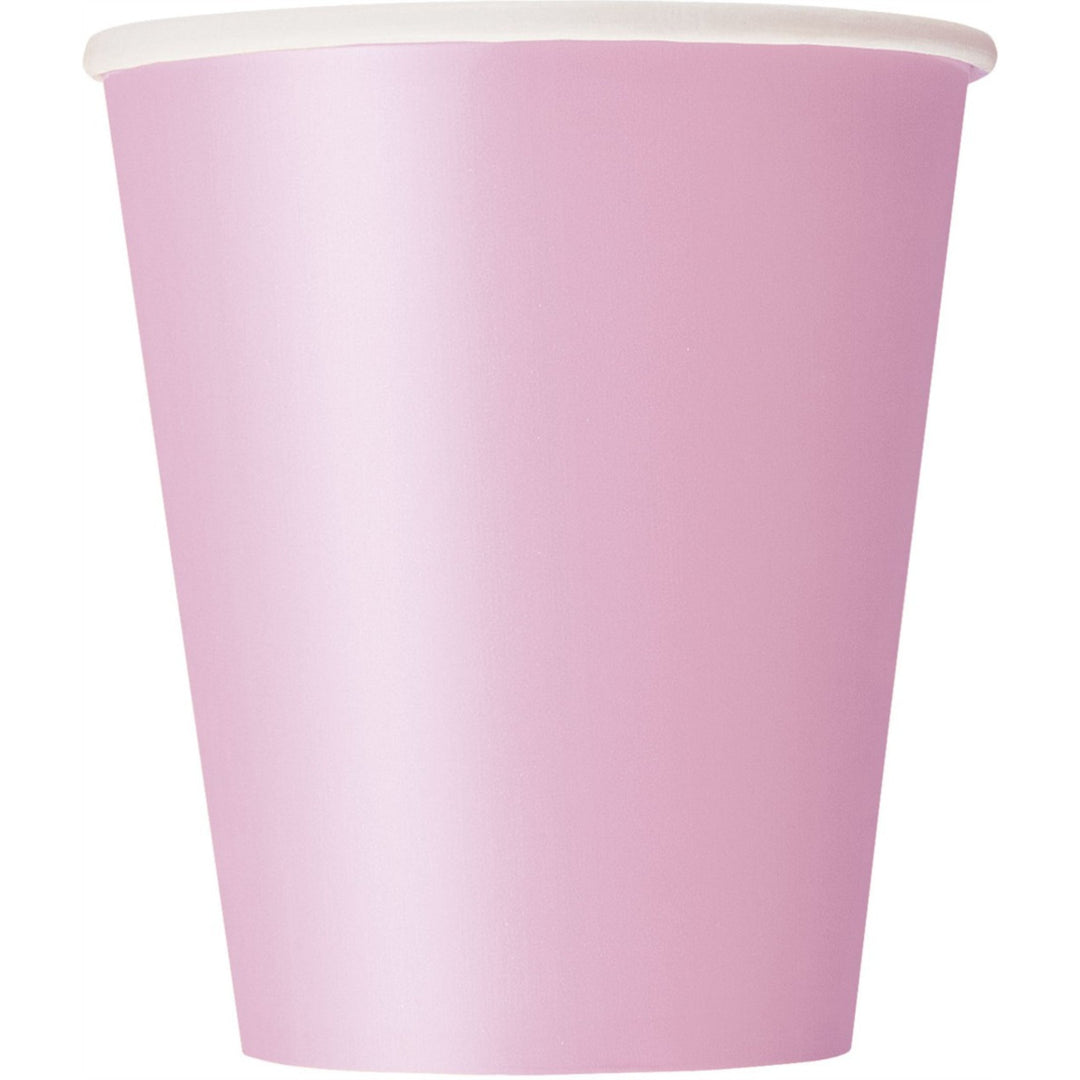 Light Pink Paper Cups - 8pk