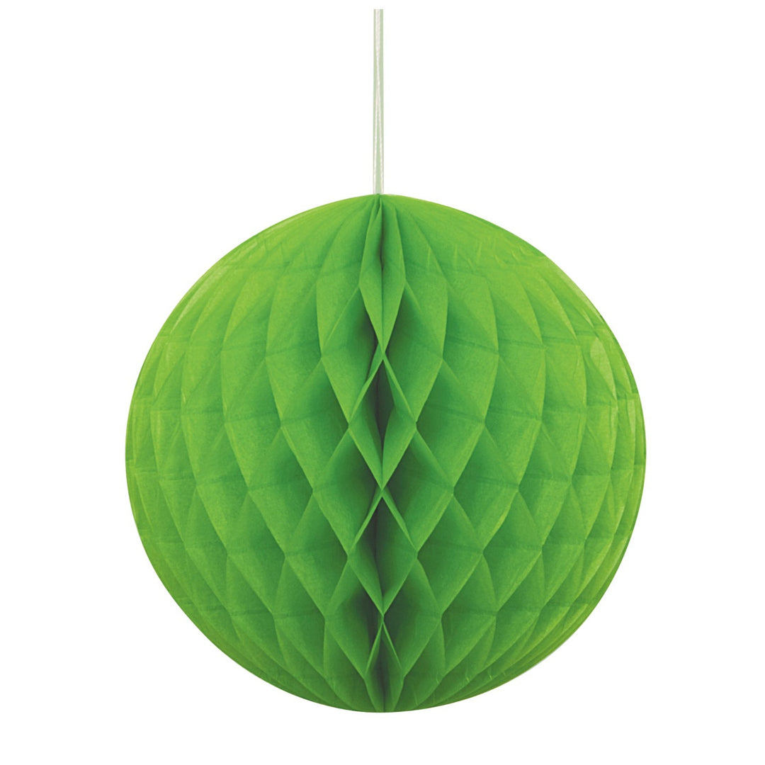 Lime Green Hanging Honeycomb Decoration