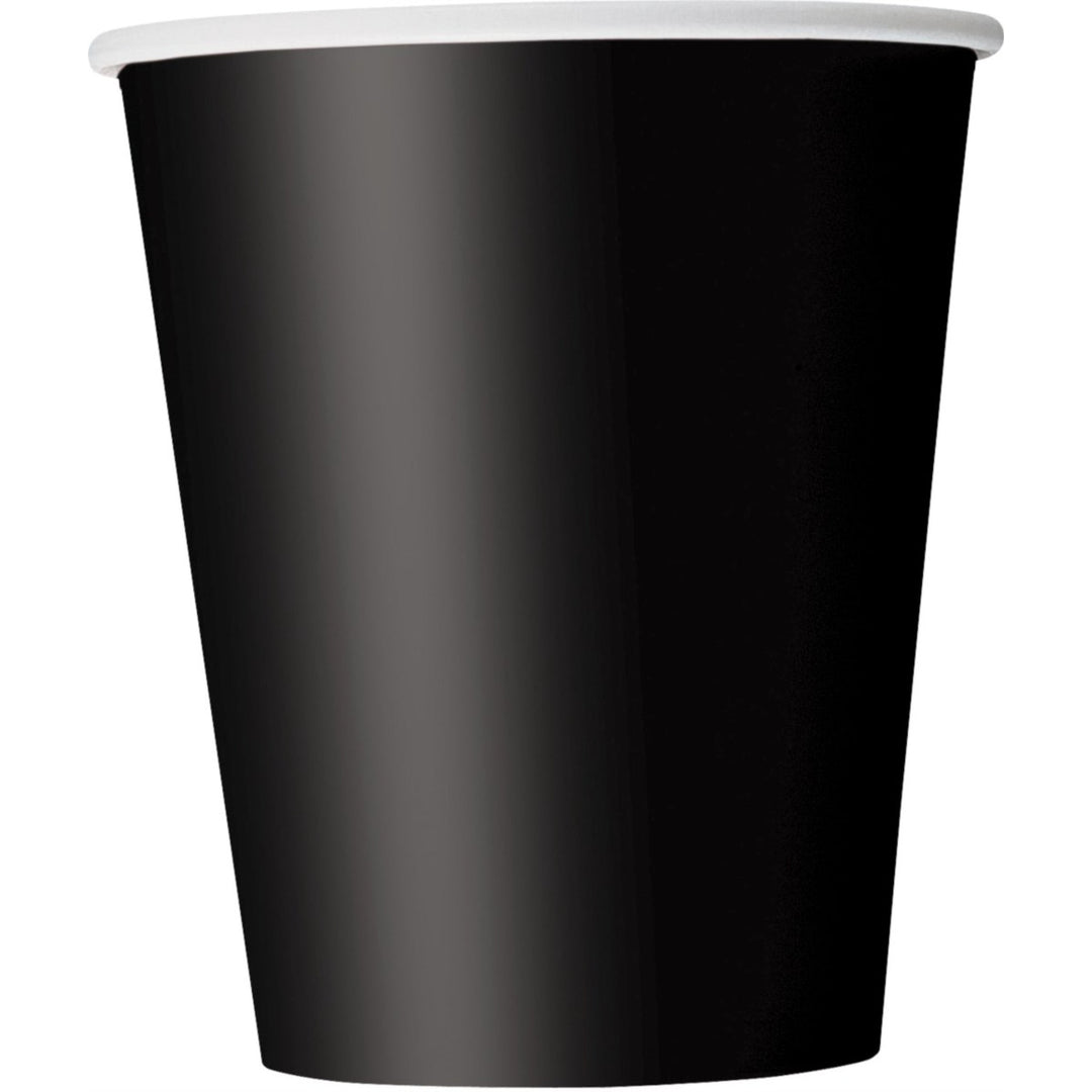Black Paper Cups - 8pk