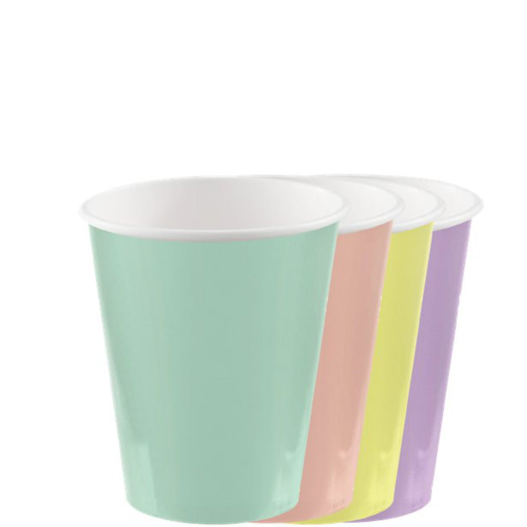 Mixed Pastel Cups - 8pk