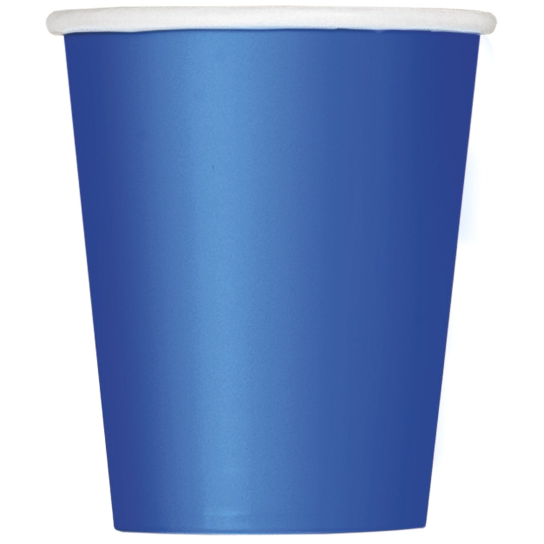 Royal Blue Paper Cups - 8pk