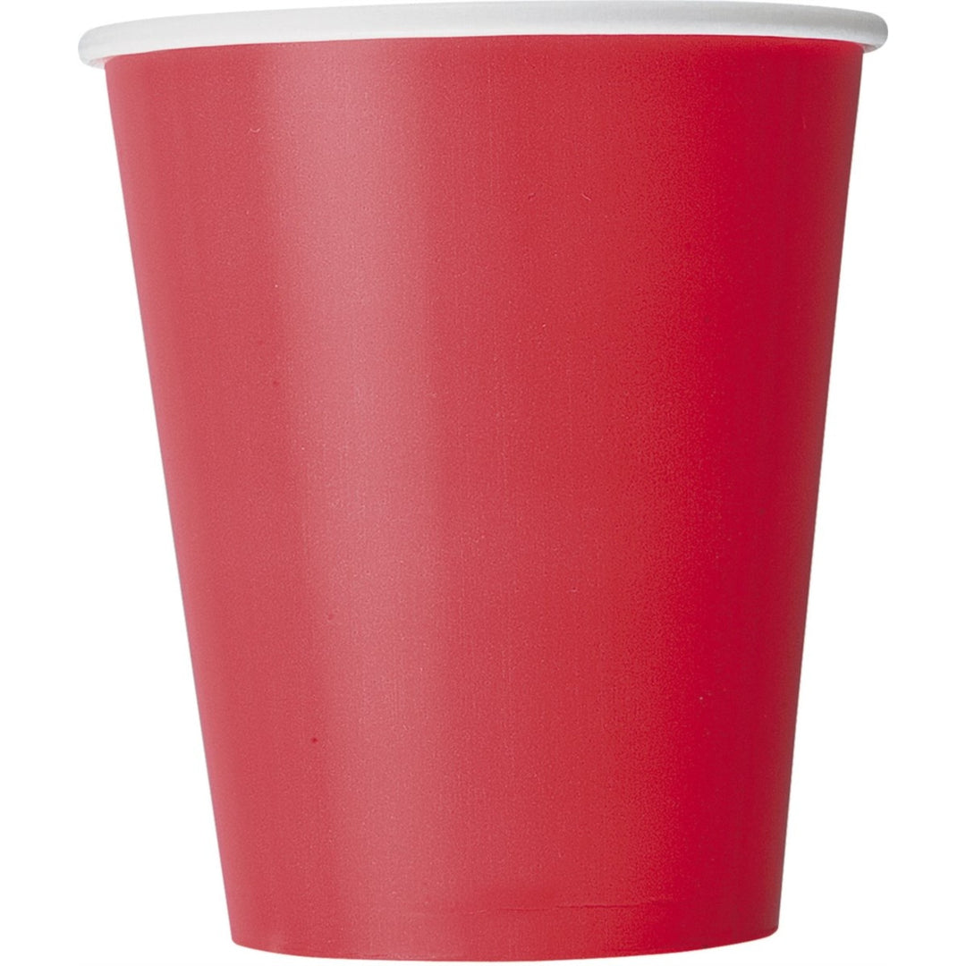 Red Paper Cups - 8pk