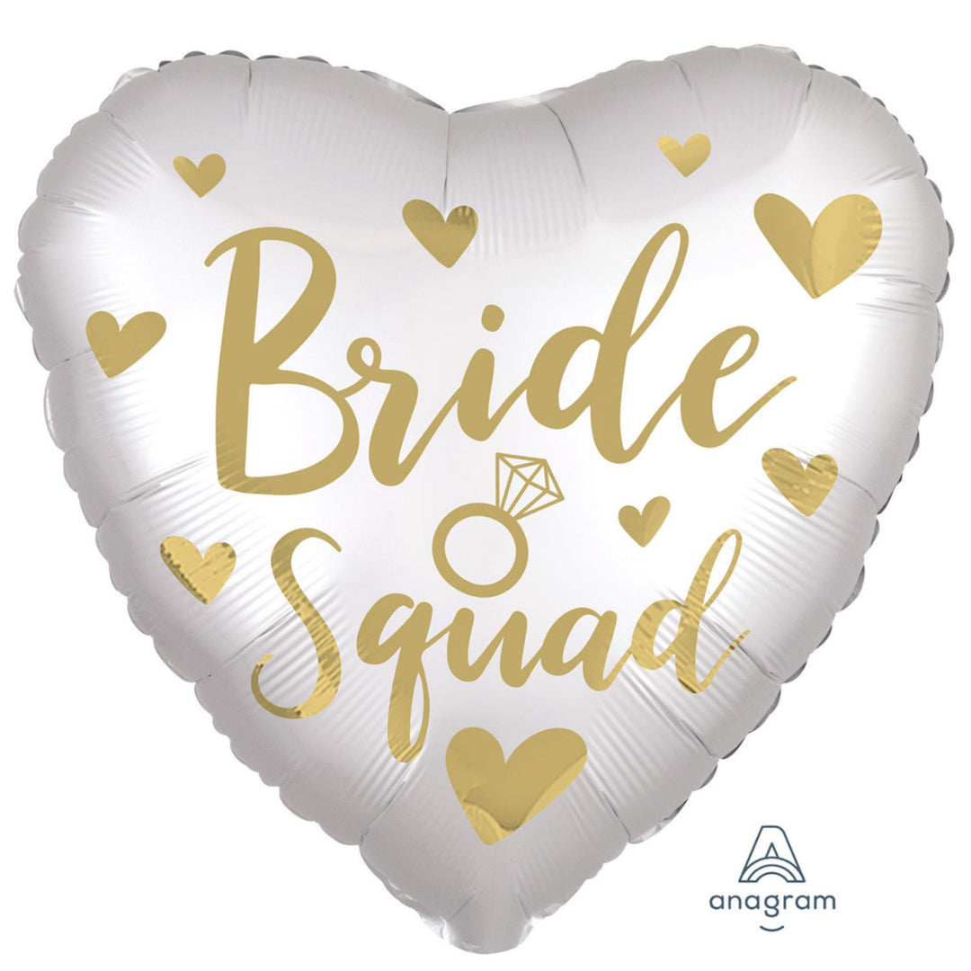 Satin Luxe 'Bride Squad' 18" Foil Balloon