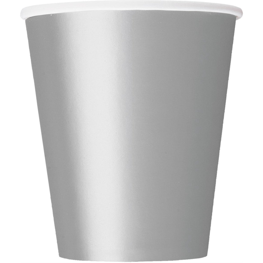 Silver Paper Cups - 8pk