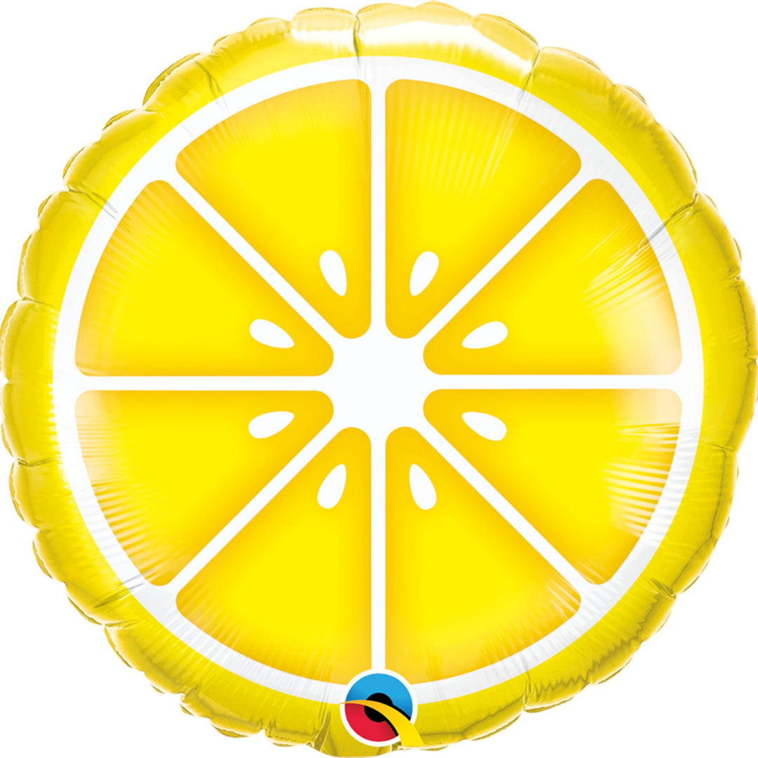 Sliced Lemon Fruit 18" Foil Balloon